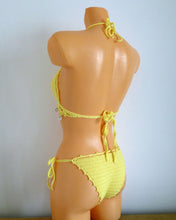Mocambo Brazilian Knit Bikini With Sea Shells fro the back