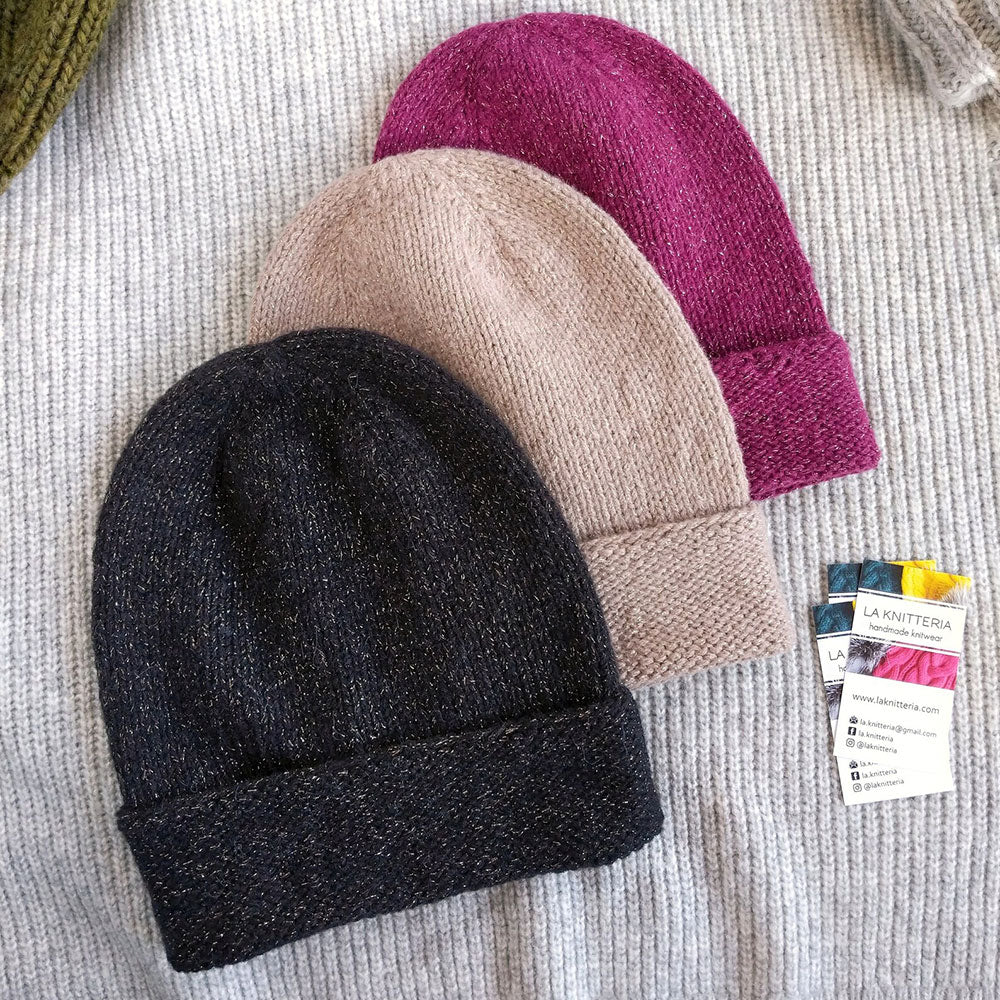 Metallic Lurex Slouchy Hat Woman