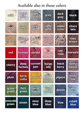 color chart for premium quality hand knit hats
