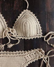Hand crocheted bikini with tassels by La Knitteria