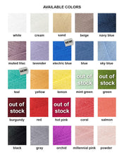color chart for laknitteria crochet swimwear