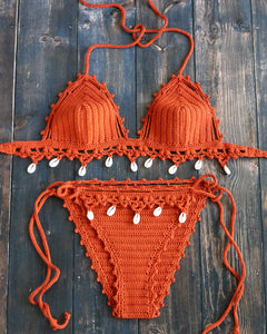 Size Small 34B Mocambo Brazilian Bikini in Terracotta