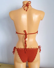 Size Small 34B Mocambo Brazilian Bikini in Terracotta