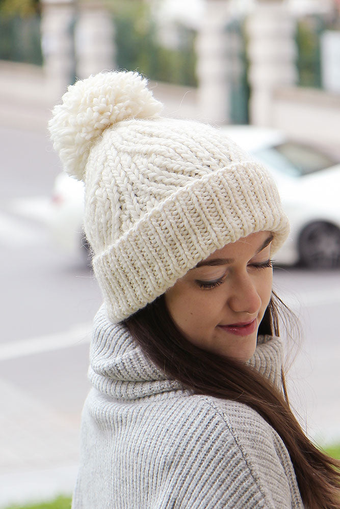 Pom Pom Slouch Beanie Womens Womens Oversized Pom Pom Hats Big Pom