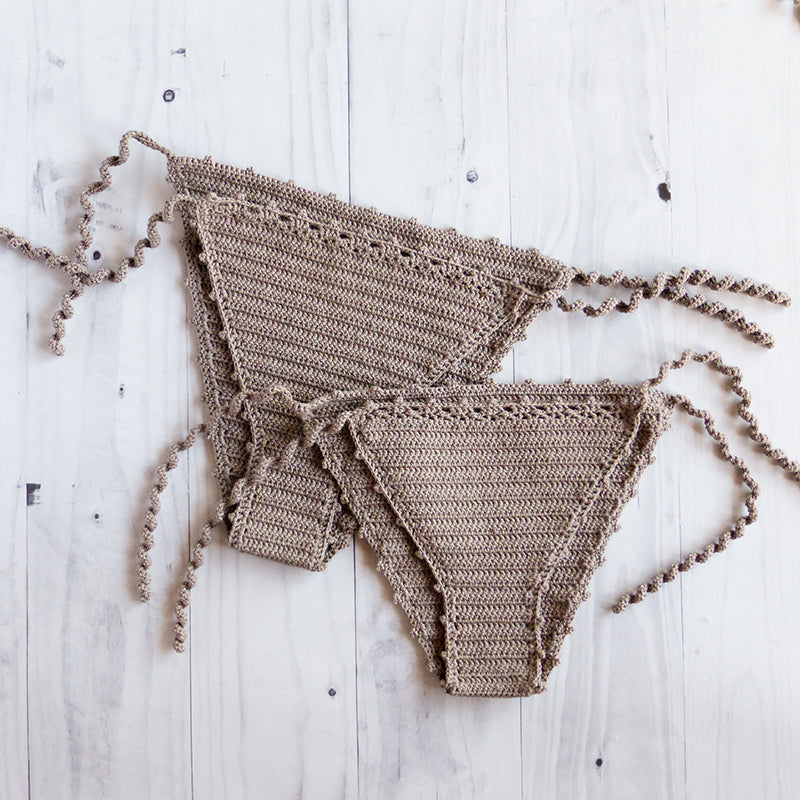Guava Crochet Swimsuit Bottoms