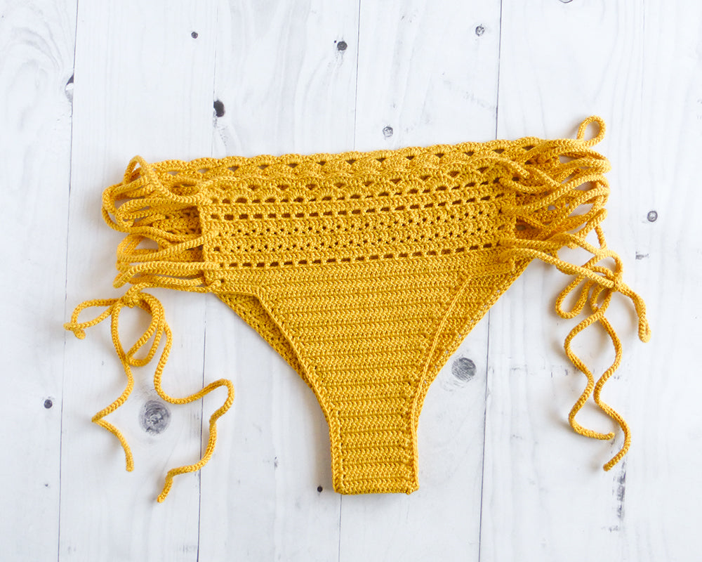 Papaya Crochet Brazilian Bottoms