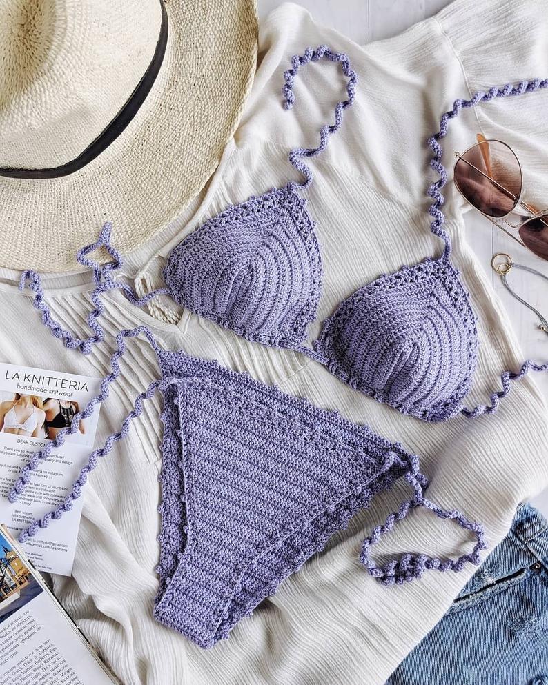Guava Brazilian Crochet Bikini