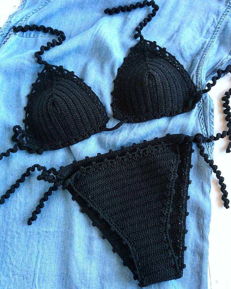Guava Brazilian Crochet Bikini