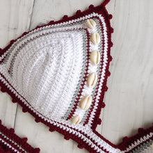 Lakoocha Two Tone Crochet Swimsuit With Seashells