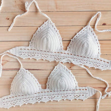 Maracuja White Crochet Lace Bikini Bralette Top