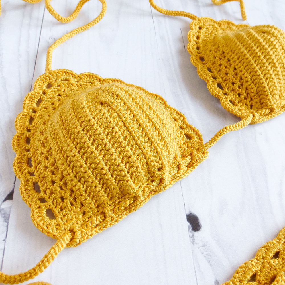 Papaya Crochet Lace Bikini