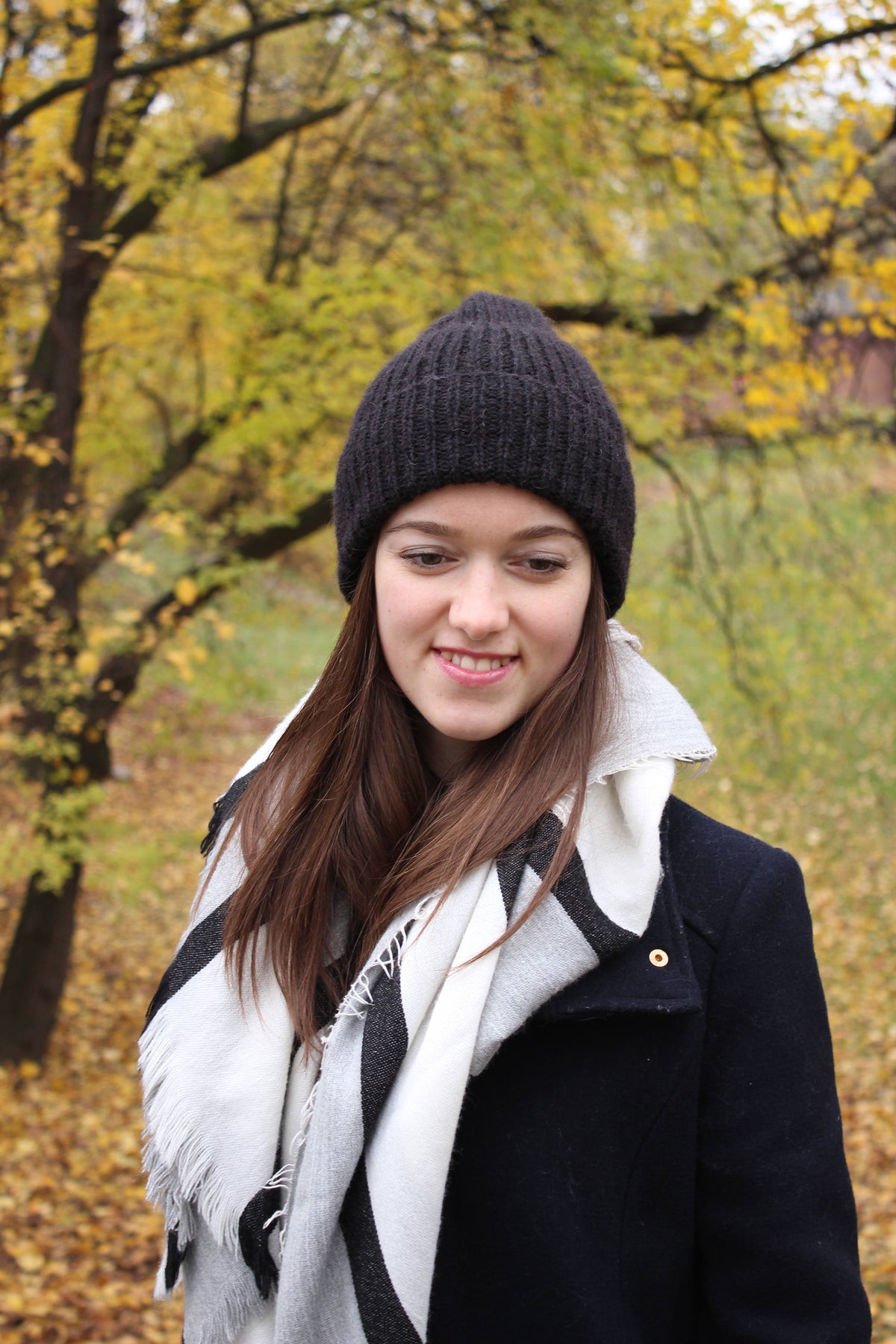 Extra Soft Alpaca Wool Rib Knit Beanie Hat