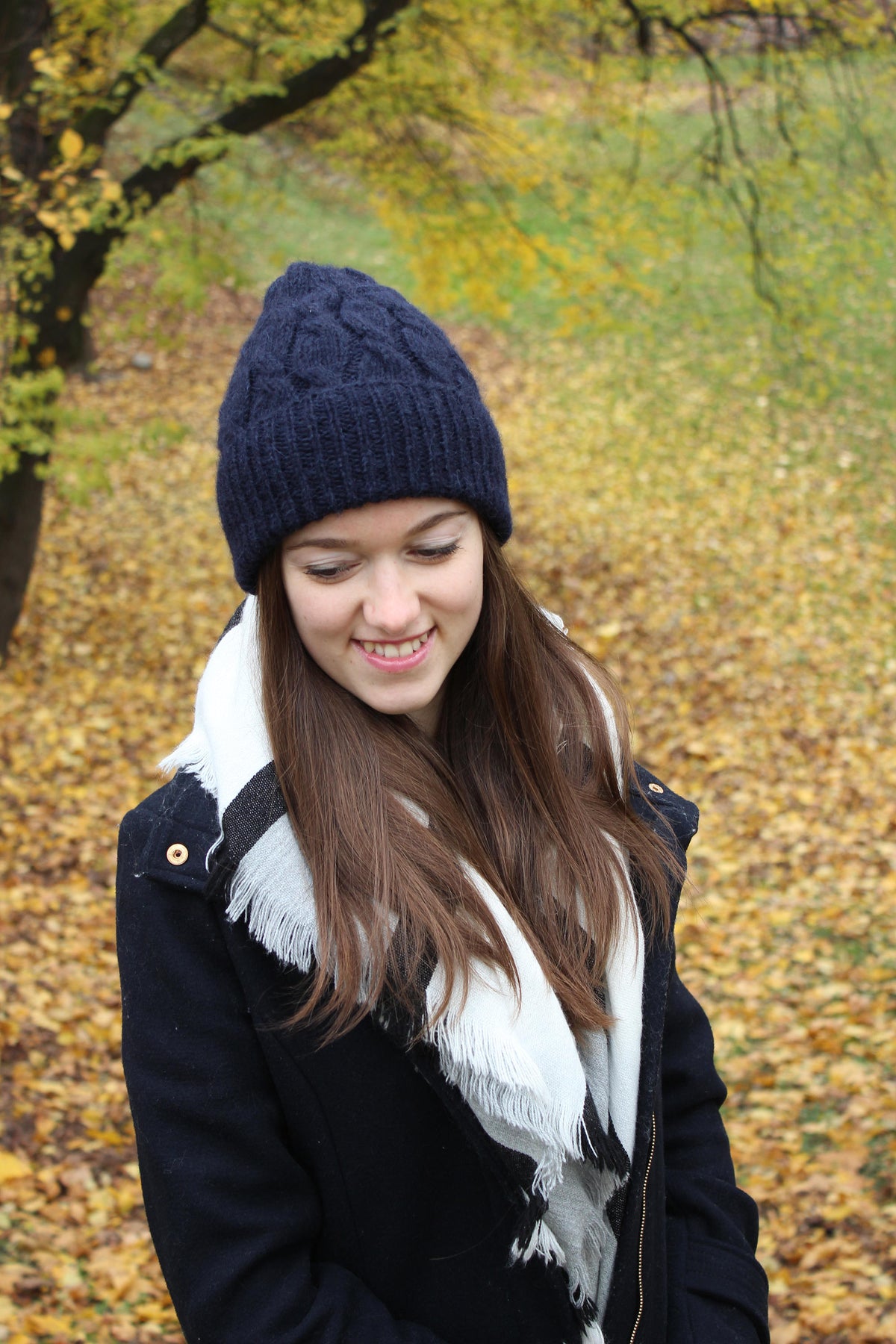 custom knit fluffy alpaca hat