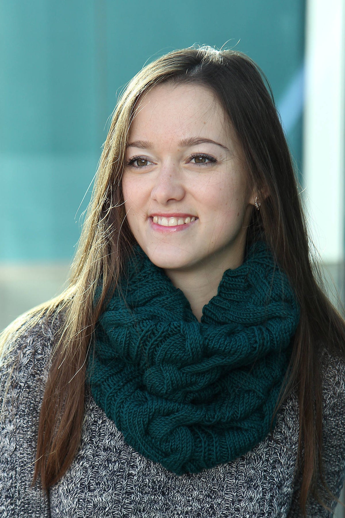 soft merino wool infinity scarf